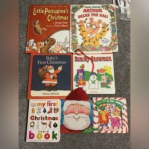 7 Hard cover Christmas books